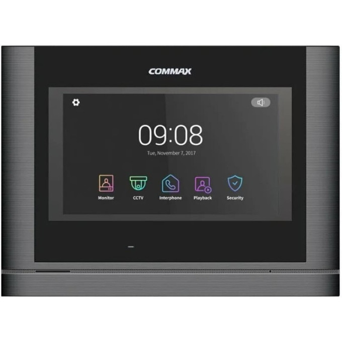 Абонентский монитор COMMAX CDV-704MF/VZ Dark Silver Black Smog CDV-704MF Dark Silver B/VZ